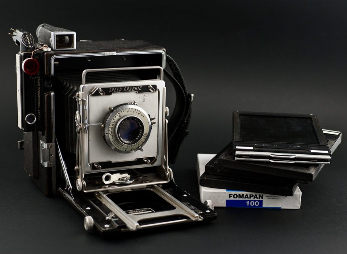 Mr. Louis Mendes & his Graflex Speed Graphic, He introduced…