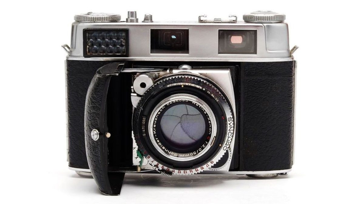 Kodak Retina IIIc is a coupled rangefinder built in Germany.