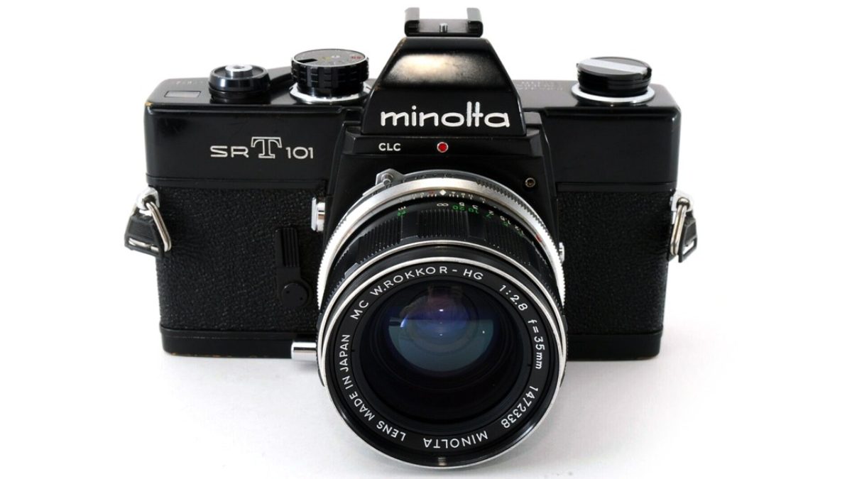 Minolta SRT Series of cameras launched in 1966 with TTL metering.